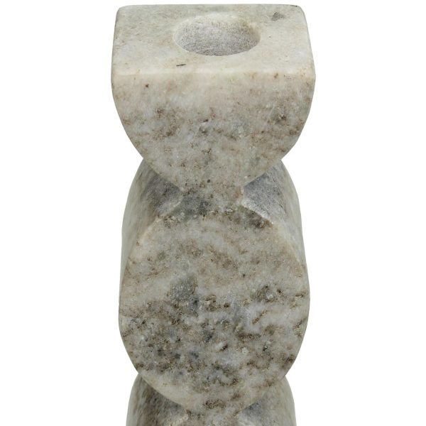 Κηροπήγιο  Μπεζ Μάρμαρο 5x4x15.5cm - Image 4