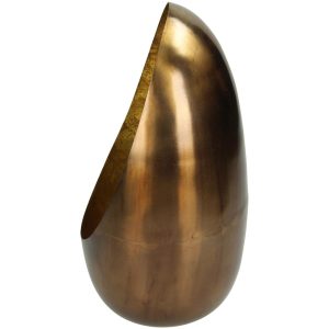 Κηροπήγιο  Μπρονζέ Μέταλλο 13.5×13.5x20cm