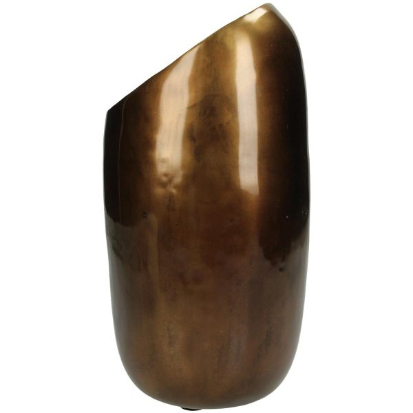 Κηροπήγιο  Μπρονζέ Αλουμίνιο 13.5x13.5x20cm - Image 3