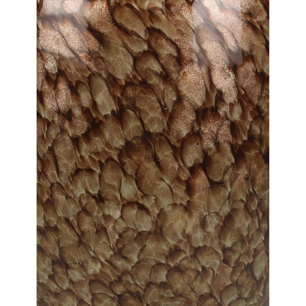 Βάζο  Καφέ Γυαλί 18x18x17.5cm - Image 4