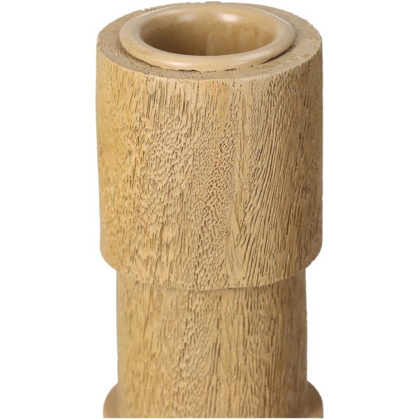 Κηροπήγιο  Φυσικό Polyresin 7x7x23cm - Image 3
