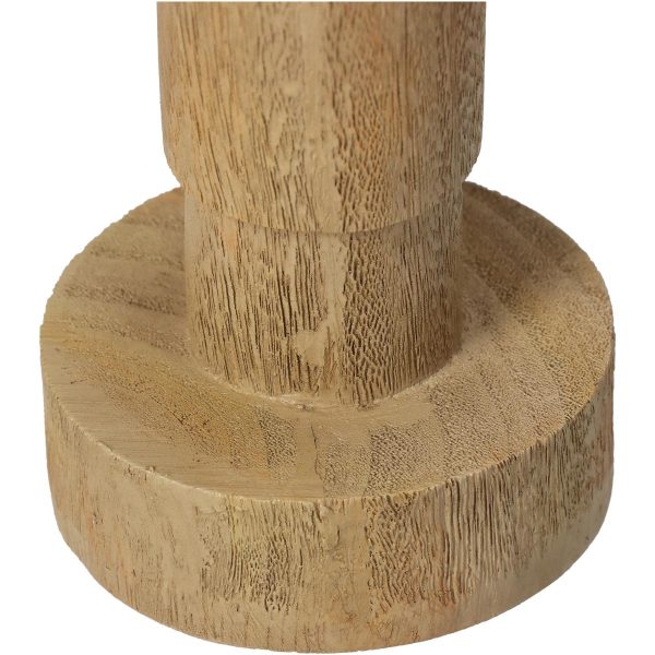 Κηροπήγιο  Φυσικό Polyresin 7x7x23cm - Image 4