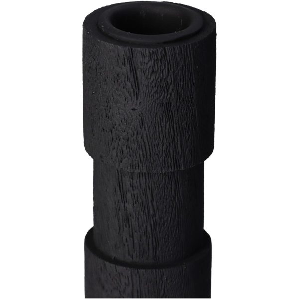 Κηροπήγιο  Μαύρο Polyresin 8.8x8.8x36.5cm - Image 3