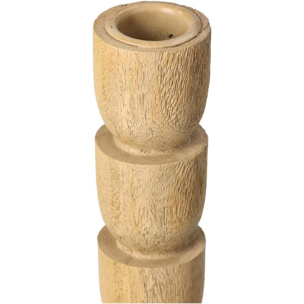 Κηροπήγιο  Φυσικό Polyresin 8x8x30cm - Image 3