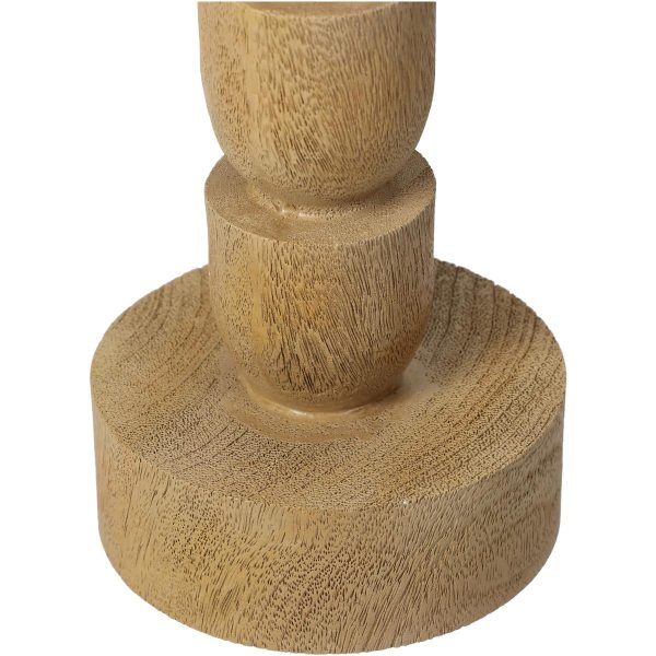 Κηροπήγιο  Φυσικό Polyresin 8x8x30cm - Image 4