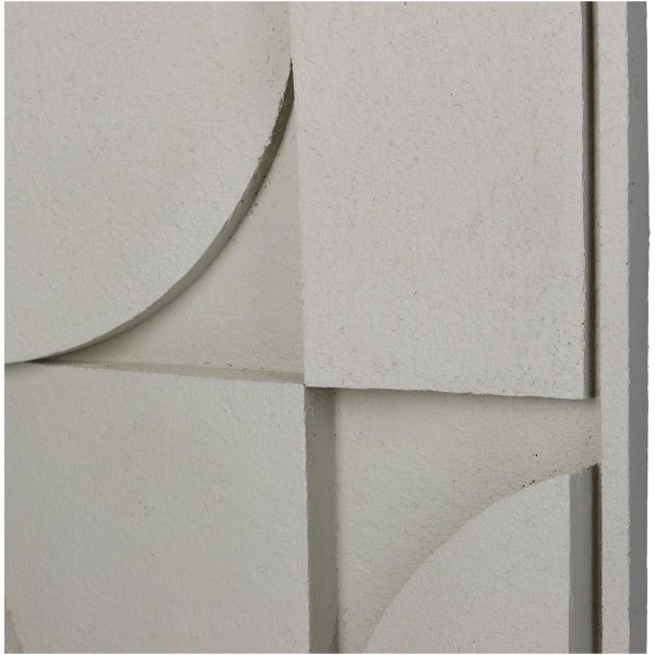 Διακοσμητικό Τοίχου  Μπεζ Polyresin 29.5x3.5x39.5cm - Image 4