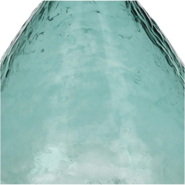 Βάζο  Πράσινο Ανακυκλωμένο Γυαλί 15.2x15.2x25.4cm - Image 3