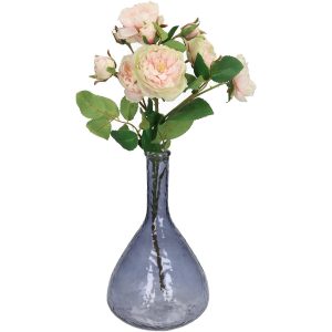 Βάζο  Λιλά Ανακυκλωμένο Γυαλί 15.2×15.2×25.4cm
