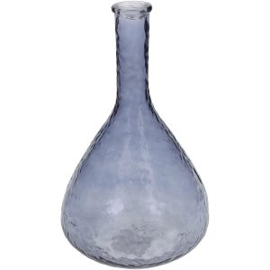 Βάζο  Λιλά Ανακυκλωμένο Γυαλί 15.2×15.2×25.4cm
