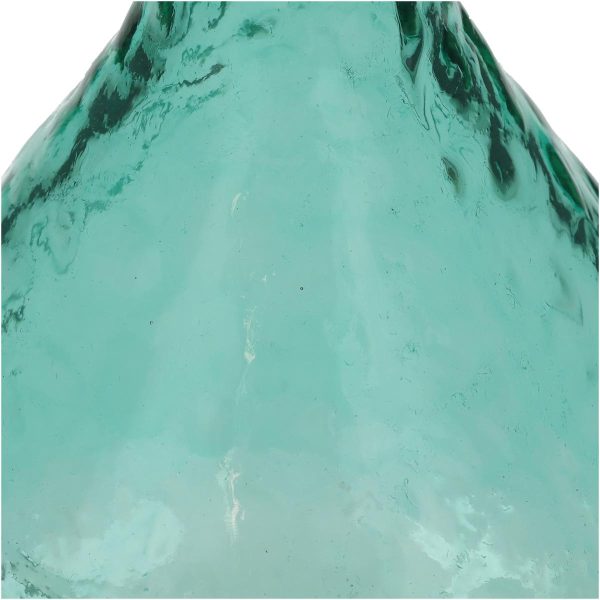Βάζο  Πετρόλ Ανακυκλωμένο Γυαλί 12.7x12.7x20.3cm - Image 3