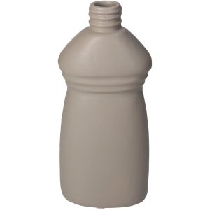 Βάζο  Μπουκάλι Μπεζ Κεραμικό 9.2×5.8×20.5cm