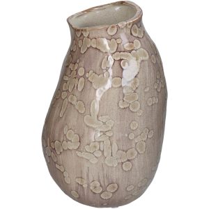 Βάζο  Μοβ Κεραμικό 19.5×19.5x31cm