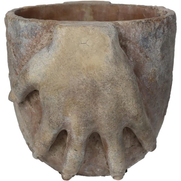 Κασπώ  Χέρια Καφέ Τσιμέντο 20.5x15.5x14.5cm - Image 3