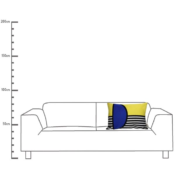Μαξιλάρι  Με Σχέδιο Πολύχρωμο Βαμβακερό 40x60cm - Image 5
