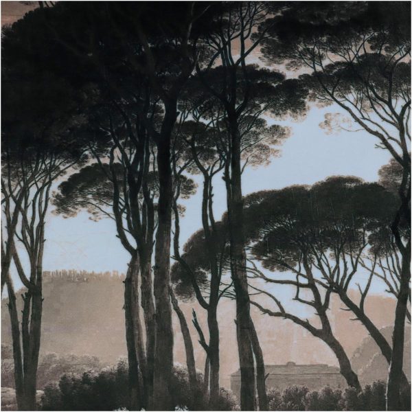 Μαξιλάρι  Δάσος Καφέ Βελούδο 45x45cm - Image 4